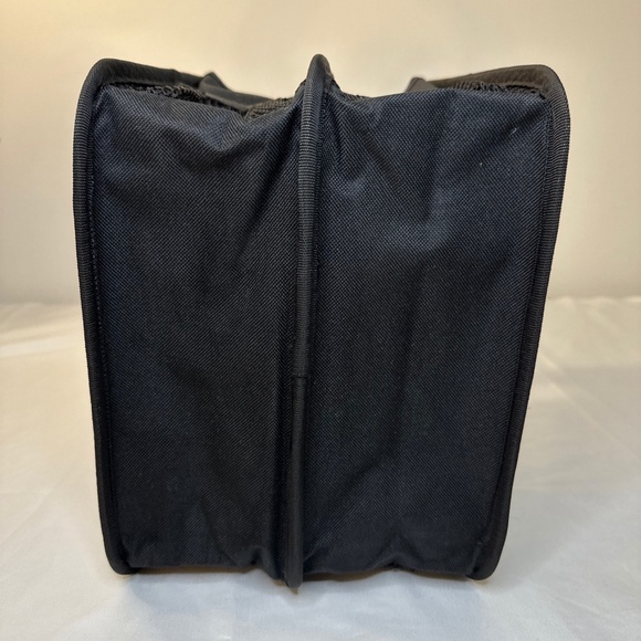 Thirty-One Double Duty Caddy Black White Dot Collapsible Tote Unicorn Organizer - Picture 8 of 9